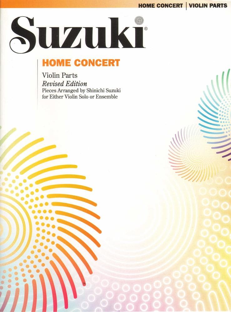 Home Concert - Violin - arranged by Shinichi Suzuki - Alfred Music Publishing