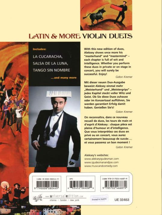 Latin & More: Violin Duets - Two Violins - arranged by Aleksey Igudesman - Universal Edition - Image 4