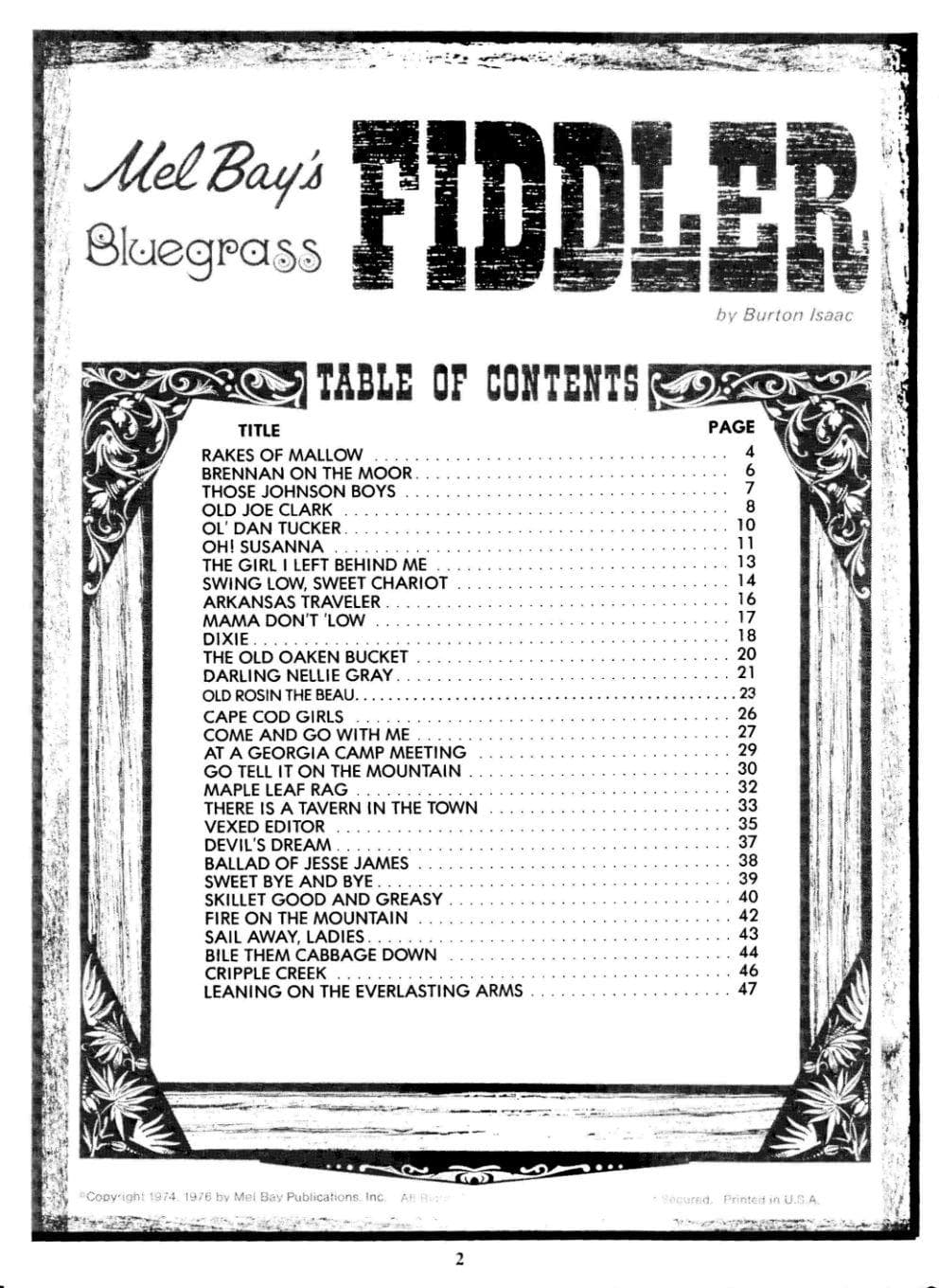 Bluegrass Fiddler for Violin by Burton Isaac - Mel Bay Publication - Image 2