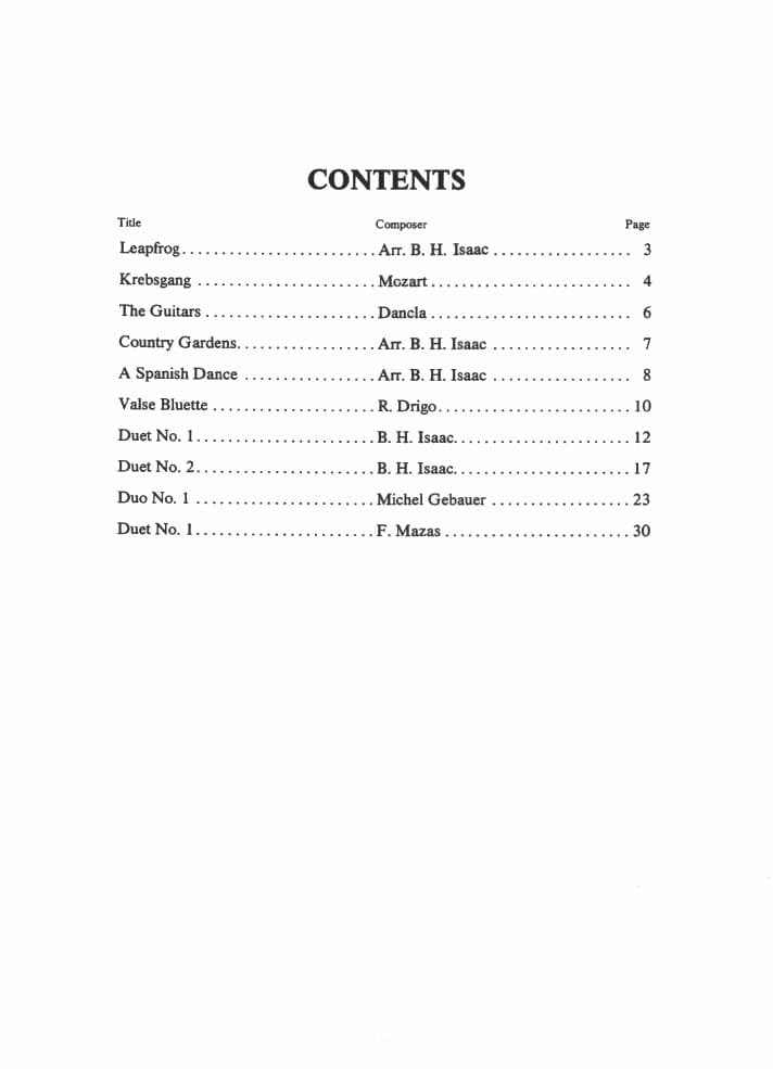 Isaac, Burton - Easy Violin Duets in First Position - Two Violins - Mel Bay Publications - Image 2
