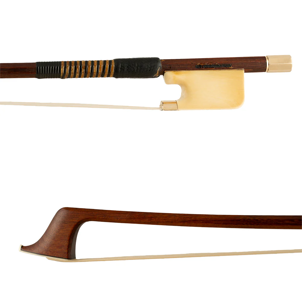 John Norwood Lee Cello Bow, Gold/Ivory