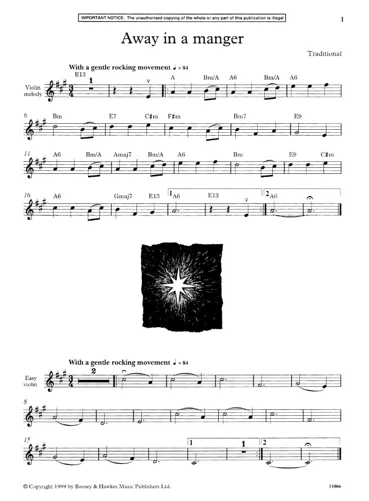 Jones, Edward Huws - The Christmas Fiddler (Complete) - Violin and Piano - Boosey & Hawkes Edition - Image 3