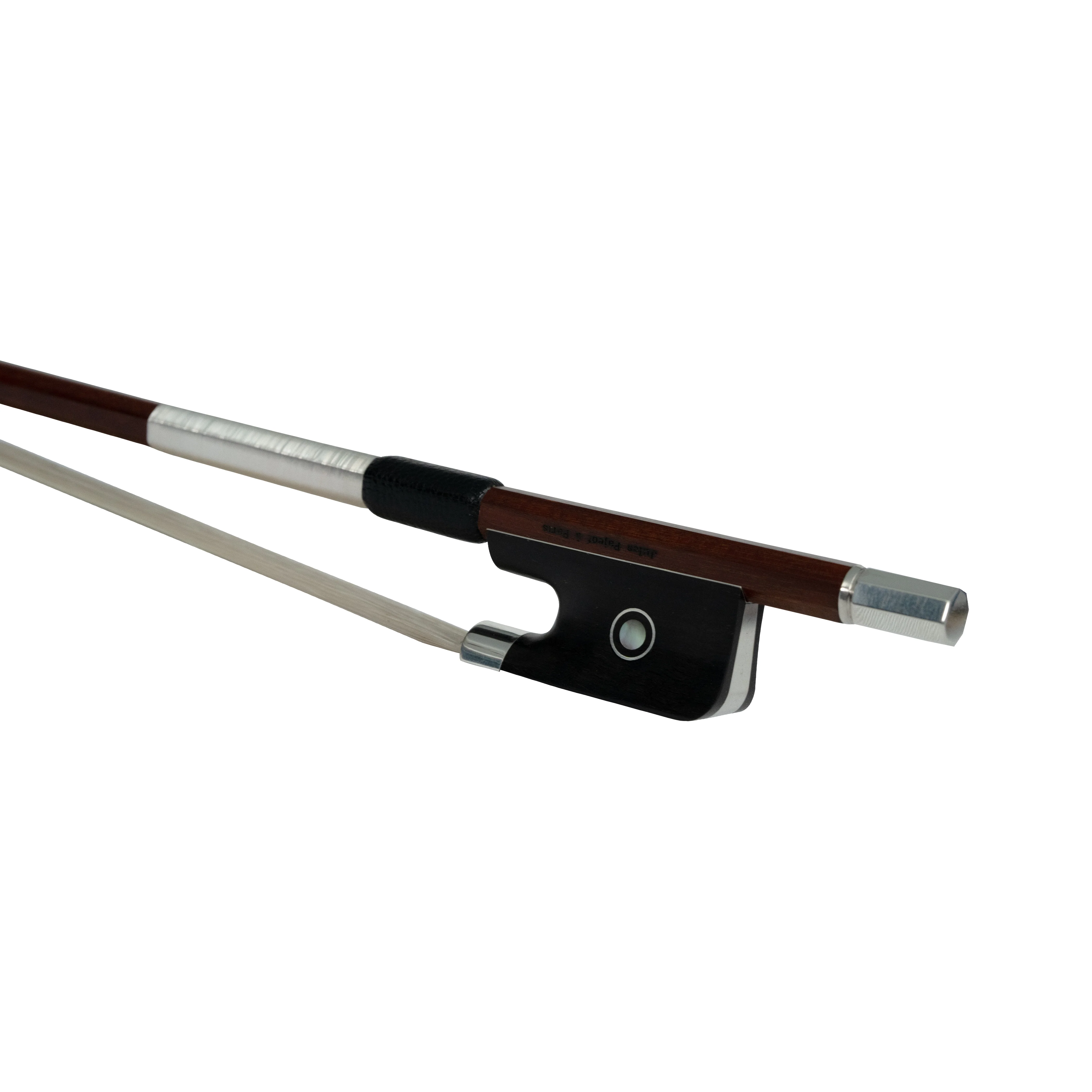 Jules Pajeot Cello Bow, Paris, Ebony/Silver - Image 2