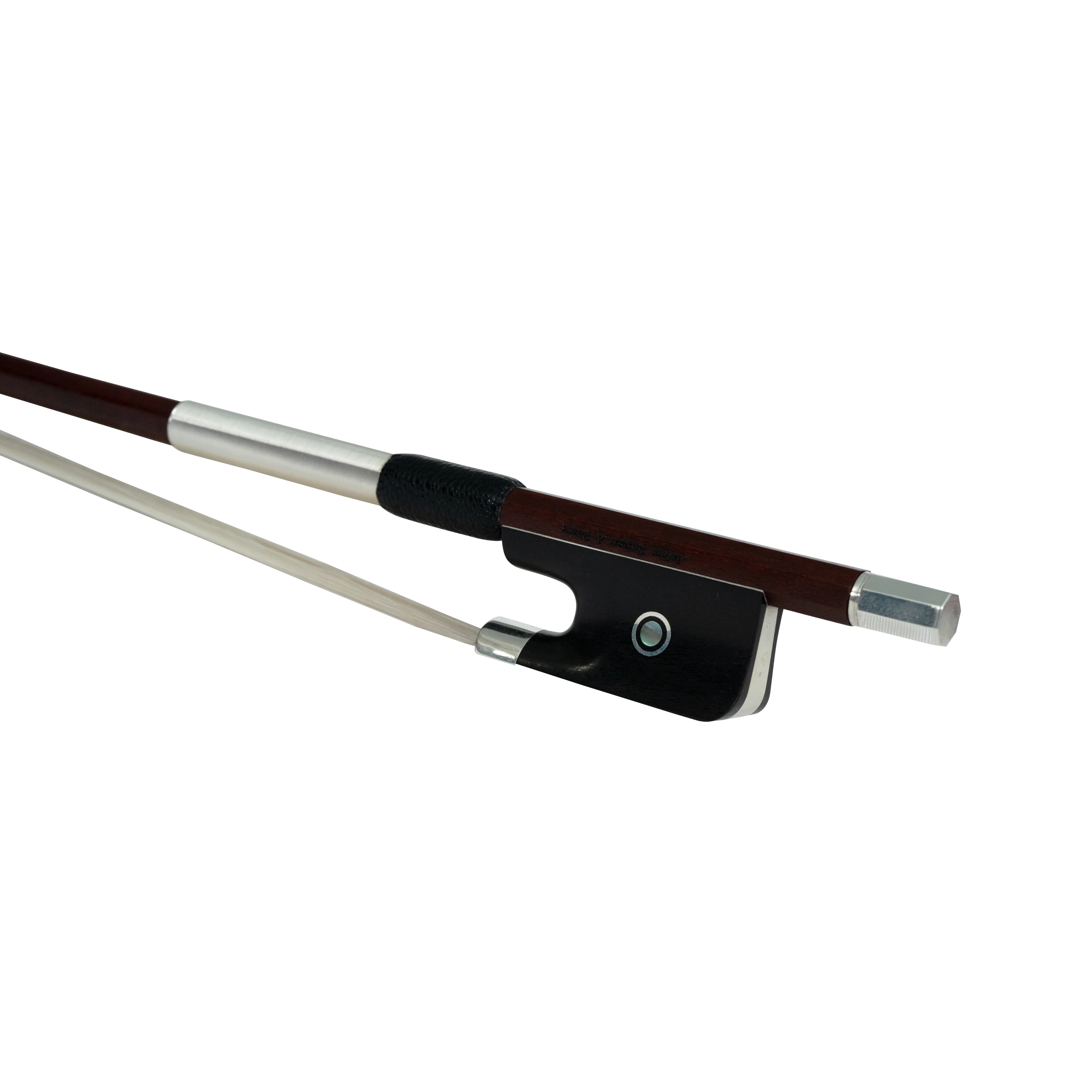 Jules Pajeot Viola Bow, Paris, Ebony/Silver - Image 2