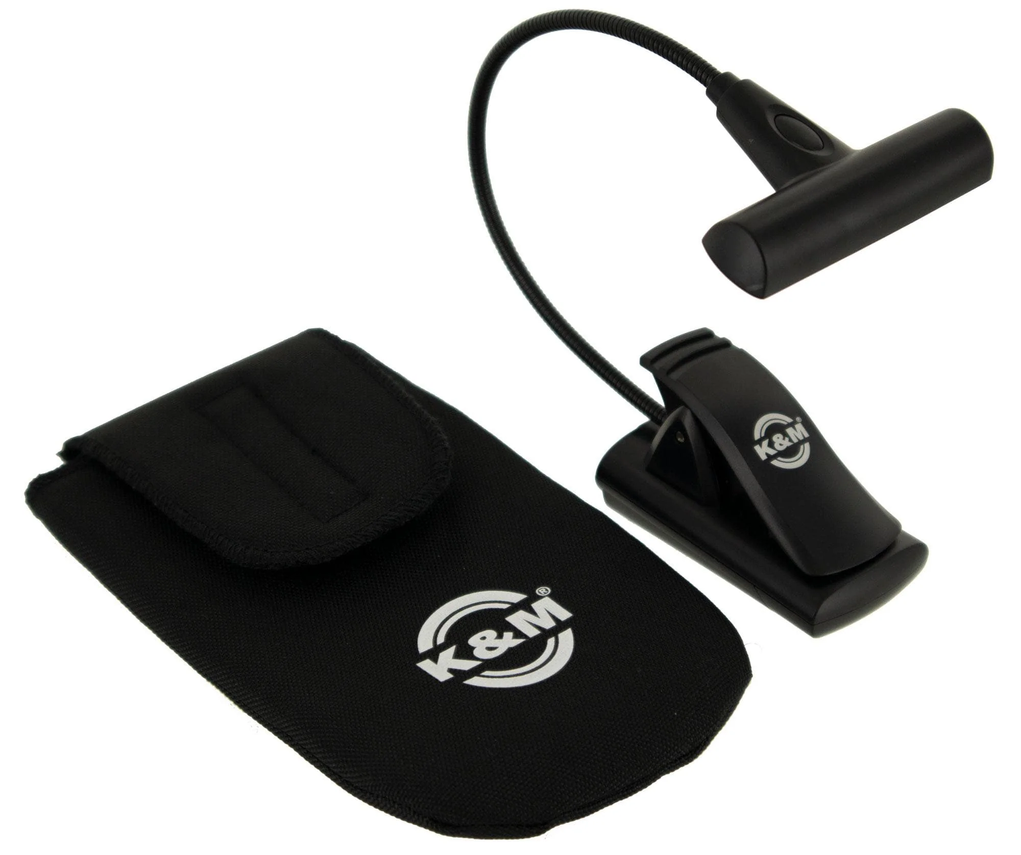 K&M T-Model 8-LED FlexLight with Carrying Pouch for Music Stands - Black - Image 2