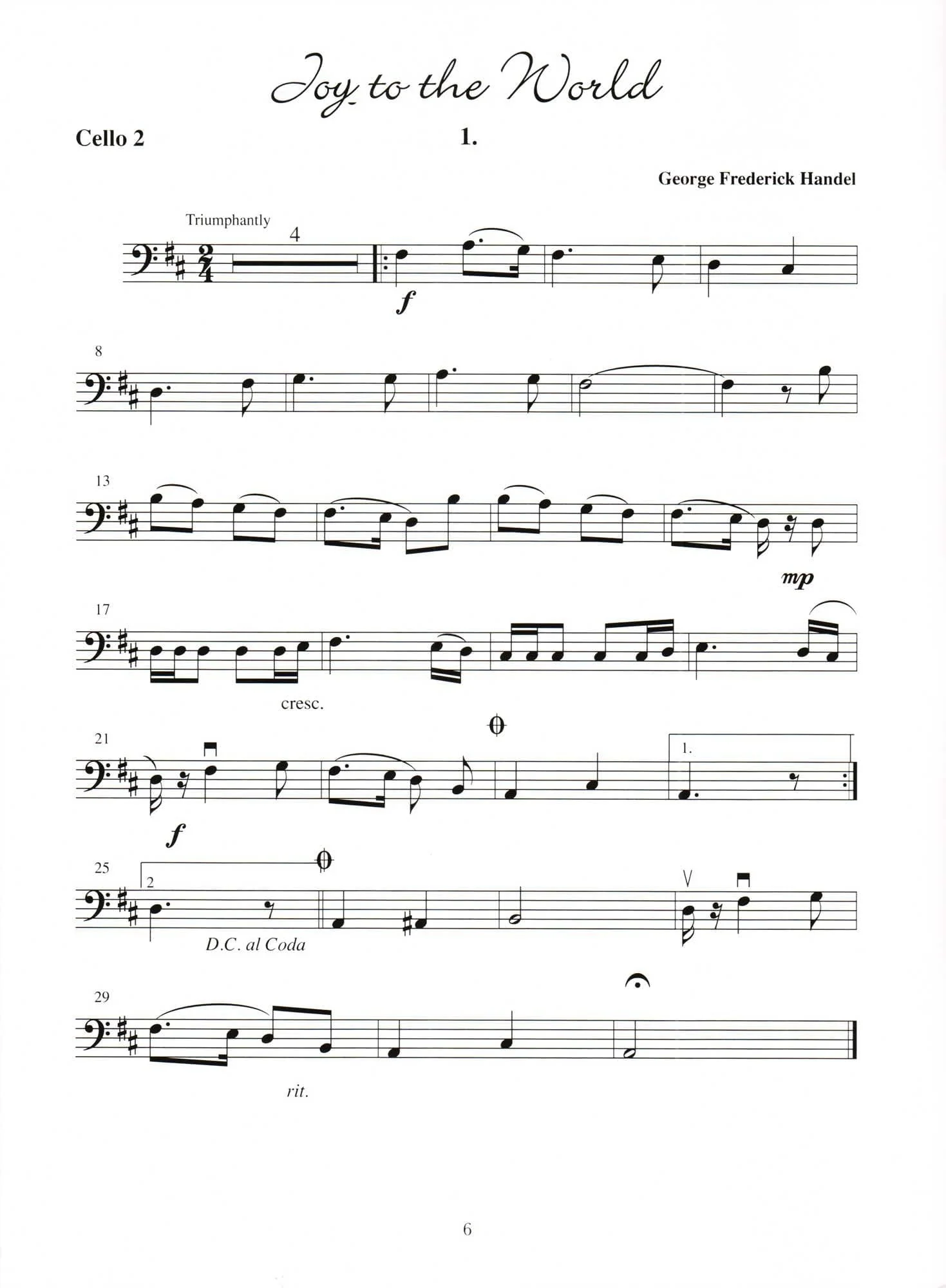 My Very Best Christmas - for One or Two Cellos and Piano - with Optional Online Audio - arranged by Karén Khanagov - Mel Bay Publications - Image 10