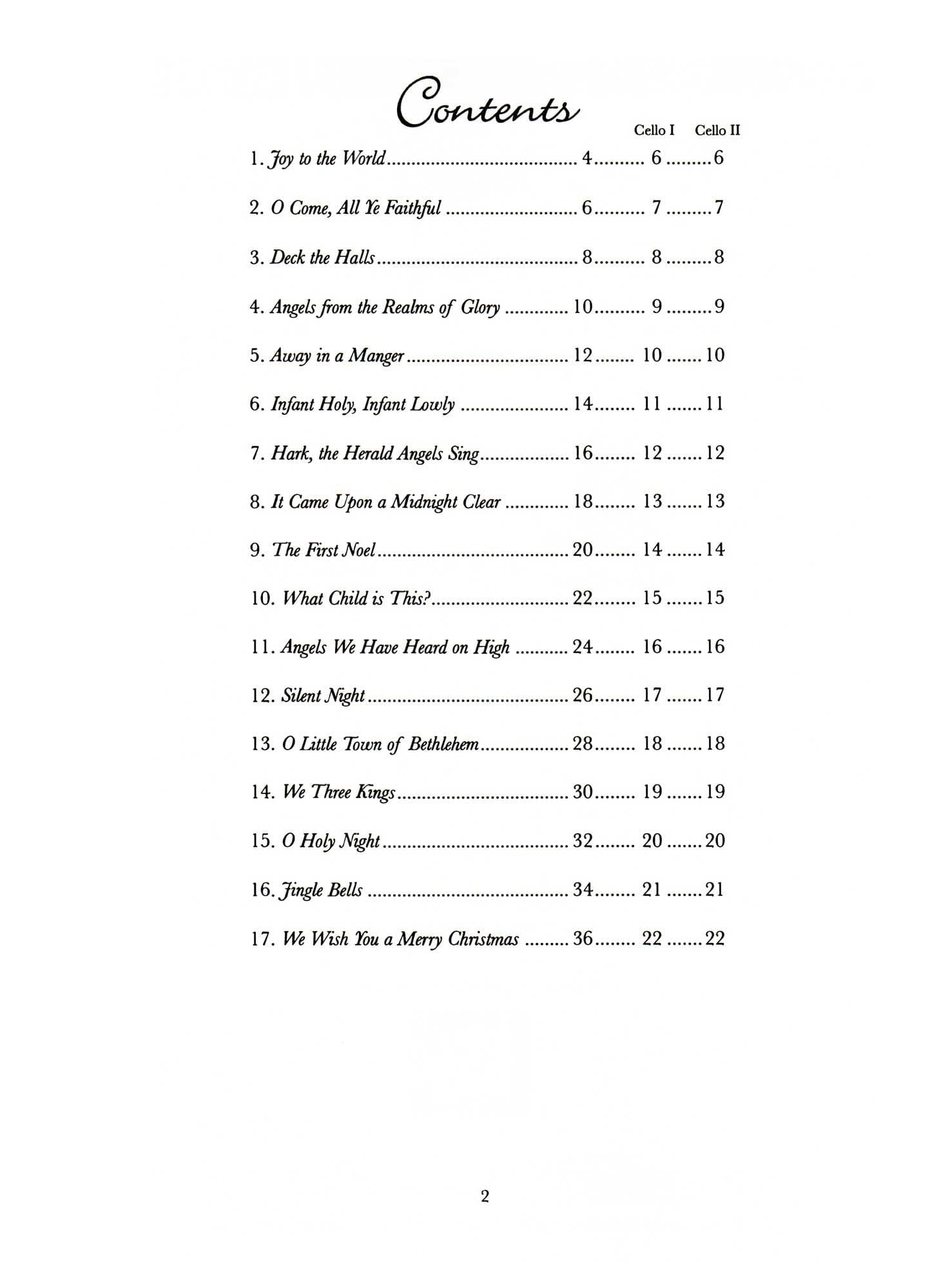 My Very Best Christmas - for One or Two Cellos and Piano - with Optional Online Audio - arranged by Karén Khanagov - Mel Bay Publications - Image 3
