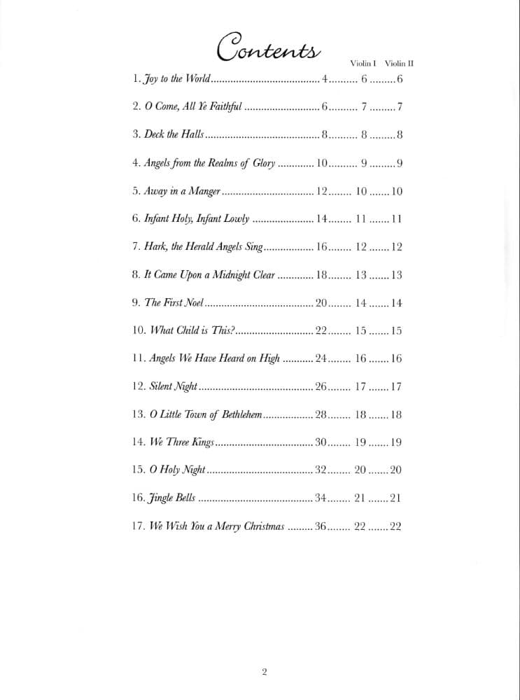 My Very Best Christmas - for One or Two Violins and Piano - with Optional Online Audio - arranged by Karén Khanagov - Mel Bay Publications - Image 2