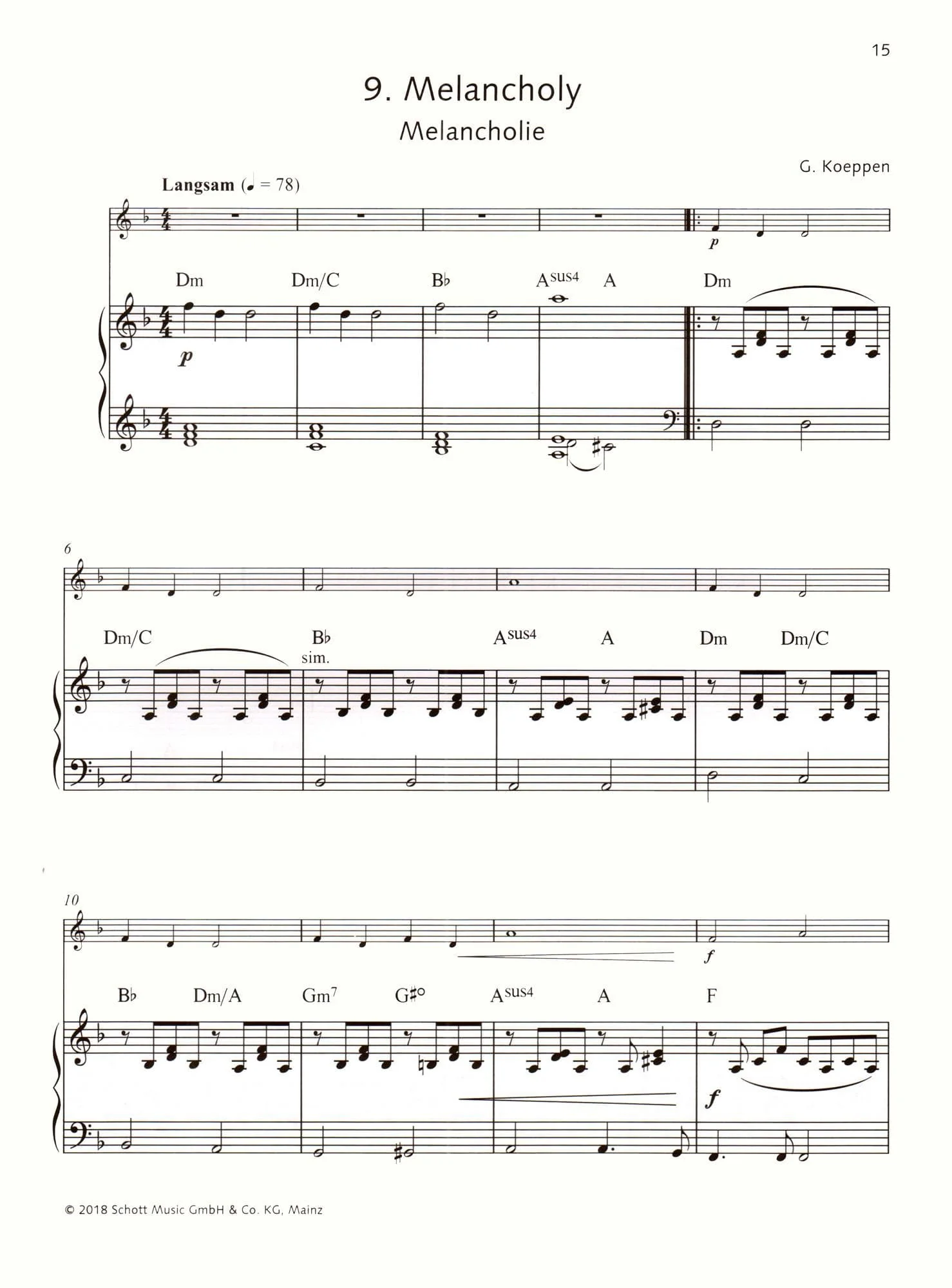 Koeppen, Gabriel - Hot Violin 1 - for Violin and Piano - with CD - Schott - Image 4