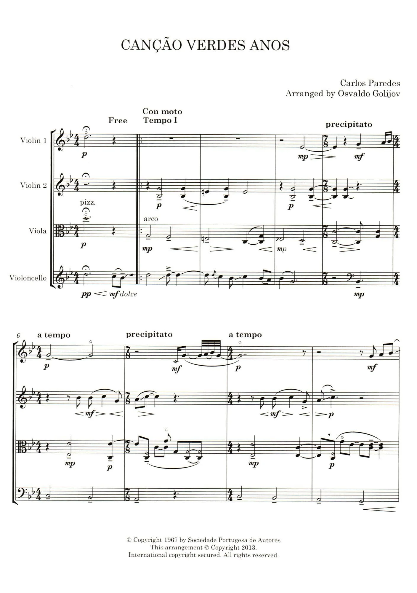 Kronos Collection - Volume 2 - for String Quartet - arranged by Osvaldo Golijov - Boosey & Hawkes - Image 11