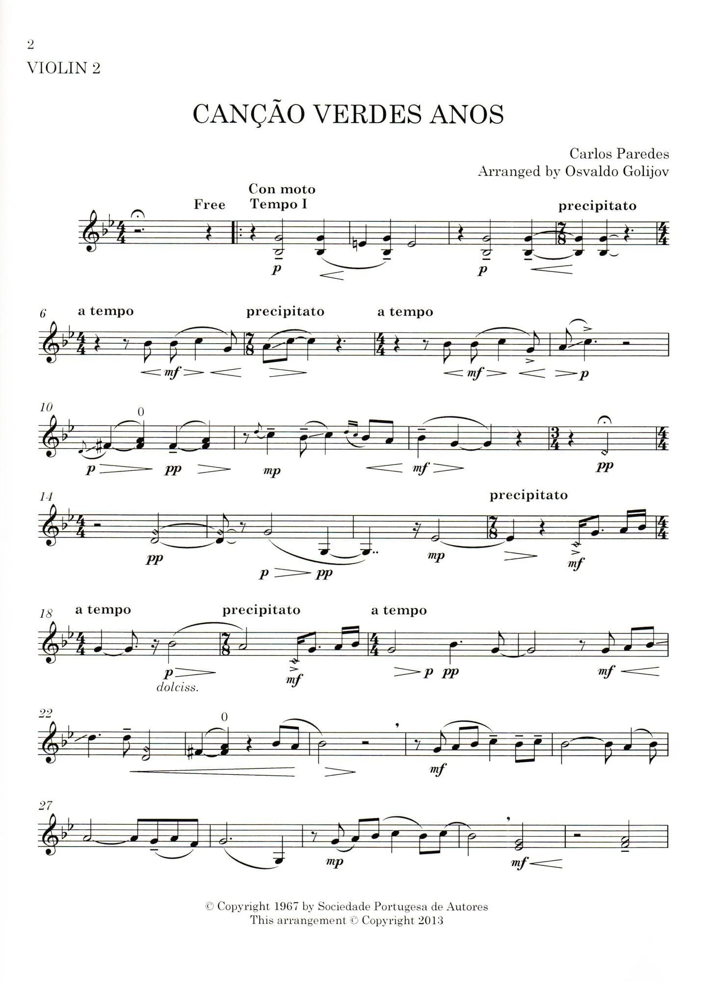 Kronos Collection - Volume 2 - for String Quartet - arranged by Osvaldo Golijov - Boosey & Hawkes - Image 13
