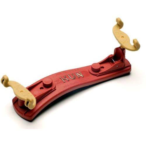 Kun Collapsible Mini Shoulder Rest for Violin - 1/4-1/16 Size - Red