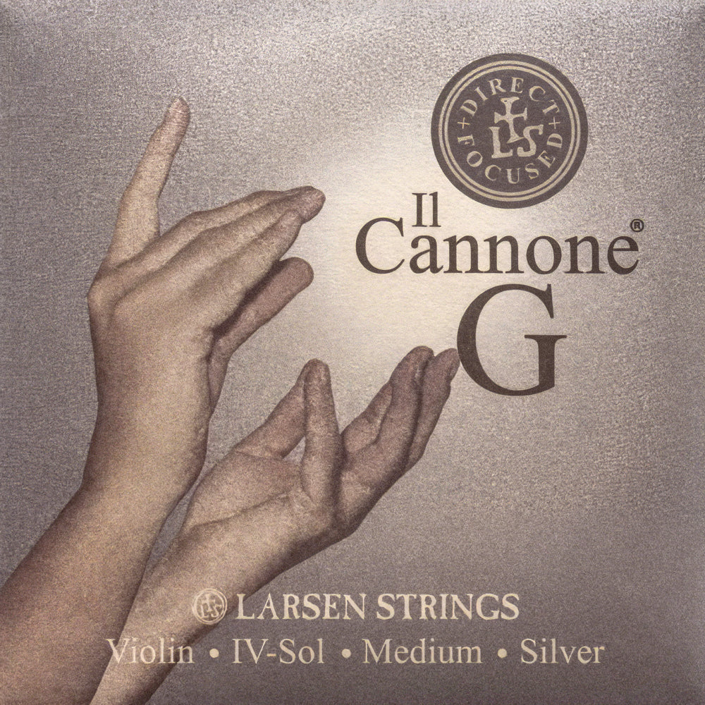 Larsen Il Cannone Violin String Direct and Focused Set - 4/4 Size - Medium Gauge - Image 2