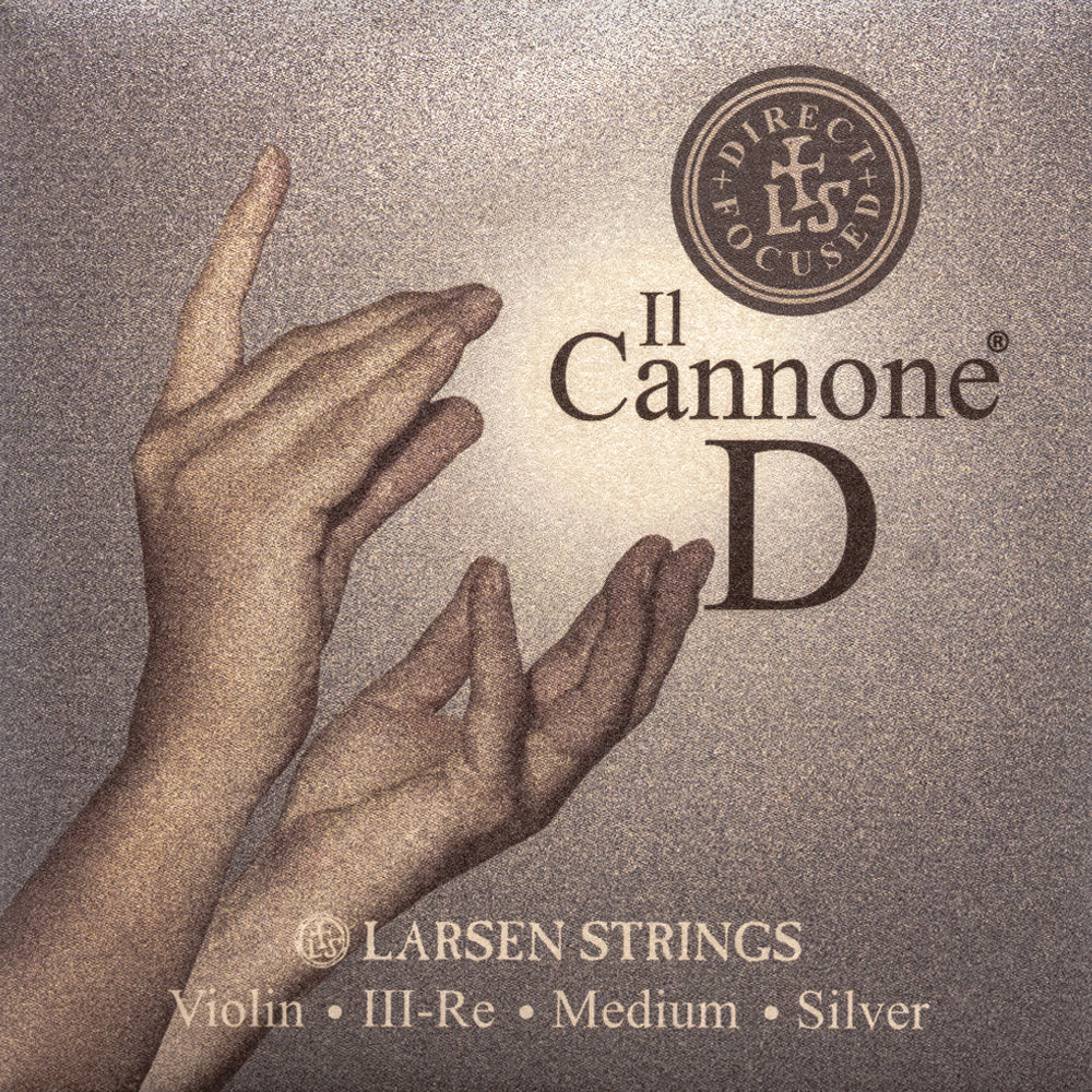 Larsen Il Cannone Violin String Direct and Focused Set - 4/4 Size - Medium Gauge - Image 3