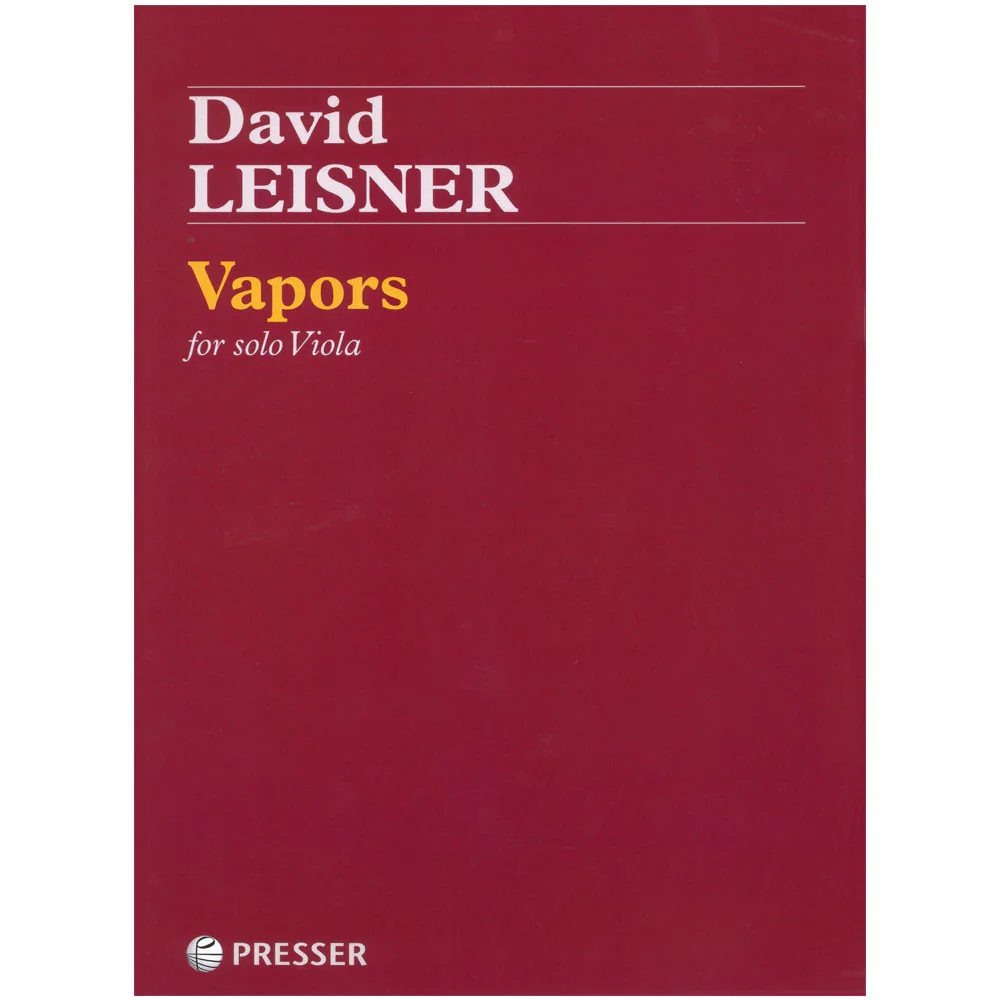 Leisner, David - Vapors - Solo Viola - Presser