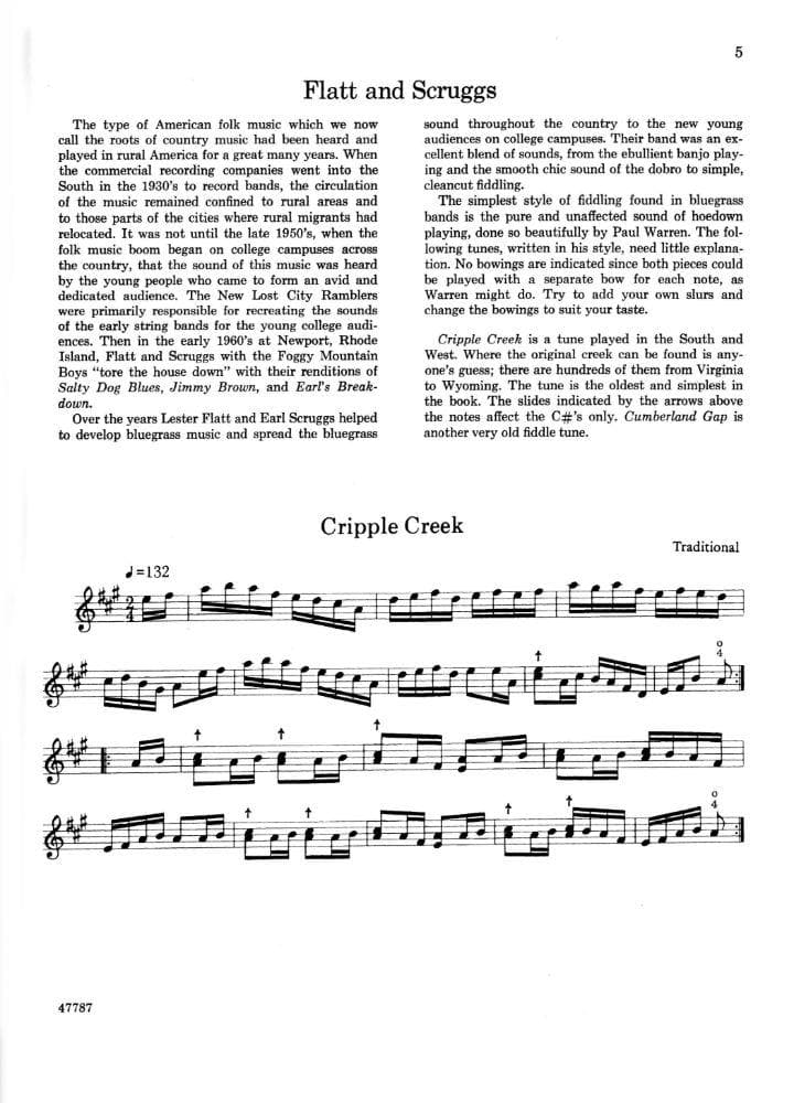 Lowinger, Gene - Bluegrass Fiddling: Fiddlers and Styles - Violin solo - G Schirmer Edition - Image 3