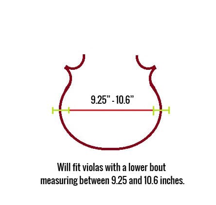Mach One V16 Viola Shoulder Rest - Synthetic - Image 6