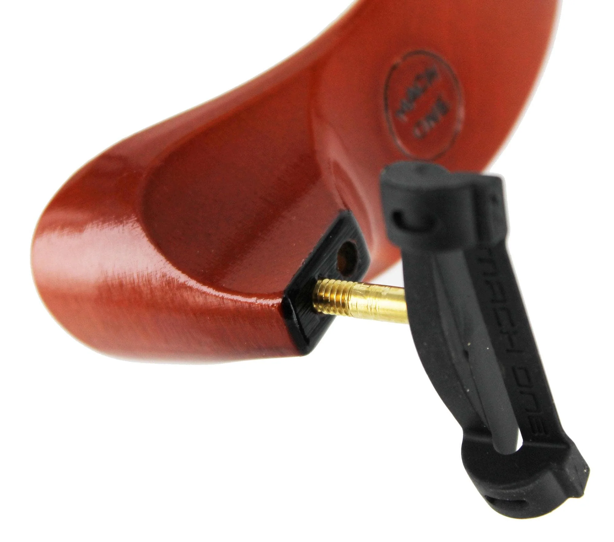 Mach One Violin Shoulder Rest - Maple with Hook - 3/4-4/4 Size - Image 5
