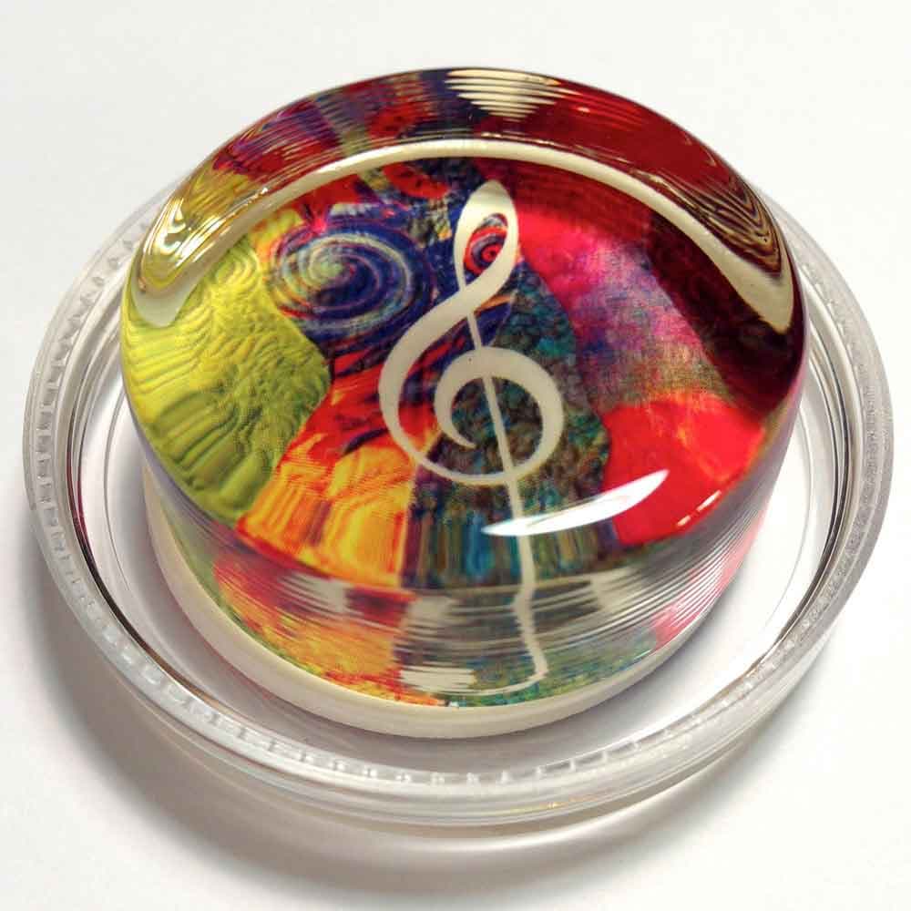 Magic Rosin 3G for Violin and Viola - Groovy Treble Clef