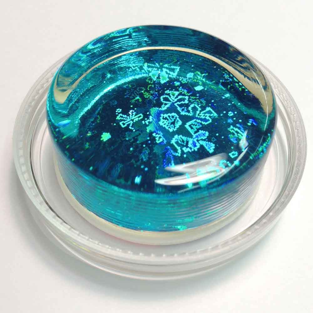 Magic Rosin 3G for Violin and Viola - Let It Snow Blue Hologram