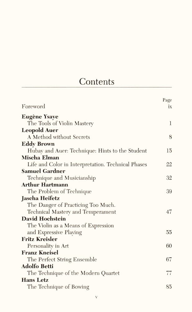 Violin Mastery: Interviews with Heifetz, Auer, Kreisler, and Others - edited by Frederick H. Martens - Dover Publication - Image 2