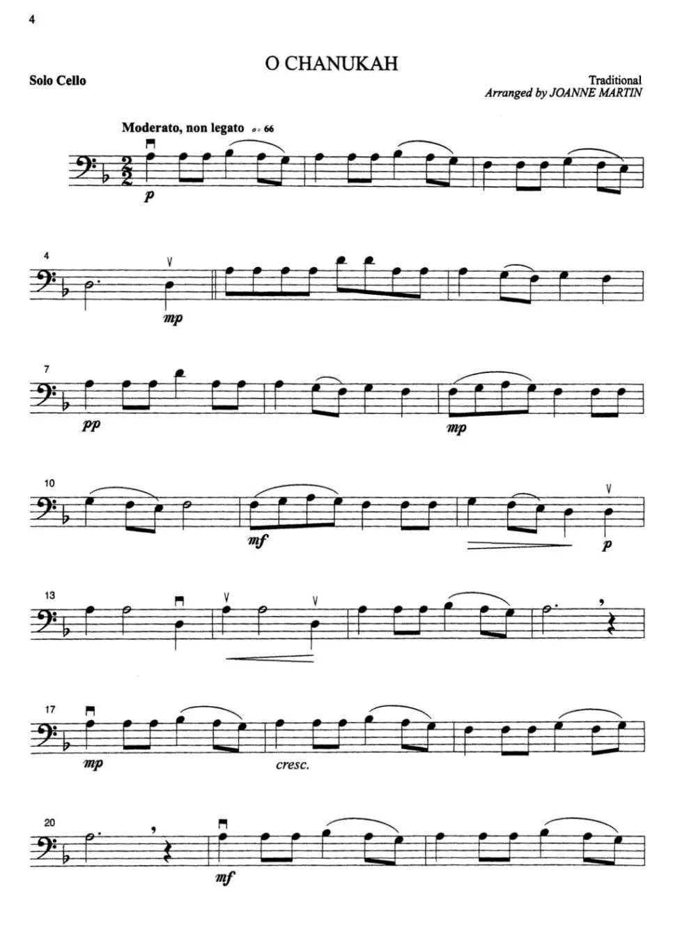 Martin, Joanne - More Festive Strings for Solo Cello - Alfred Music Publishing - Image 3