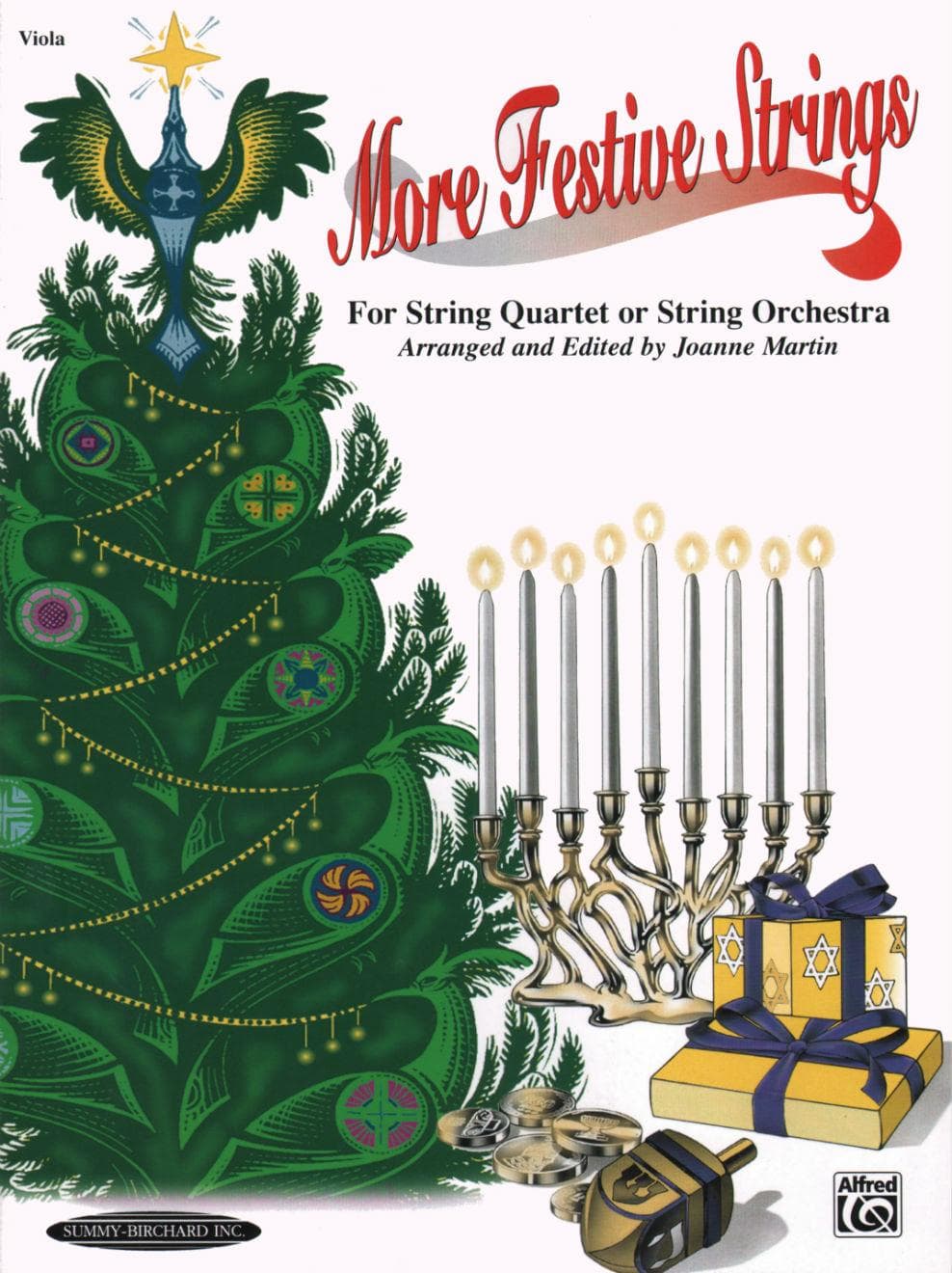 Martin, Joanne - More Festive Strings for String Quartet or String Orchestra - Viola part - Alfred Music Publishing