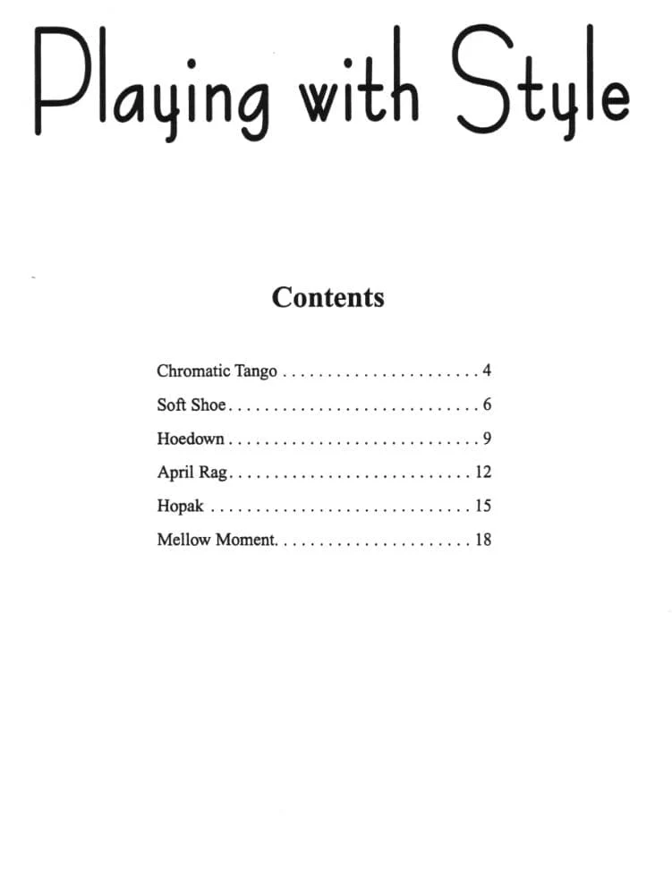Martin, Joanne - Playing With Style for Violin Duet - Two Violins - Alfred Music Publishing - Image 2