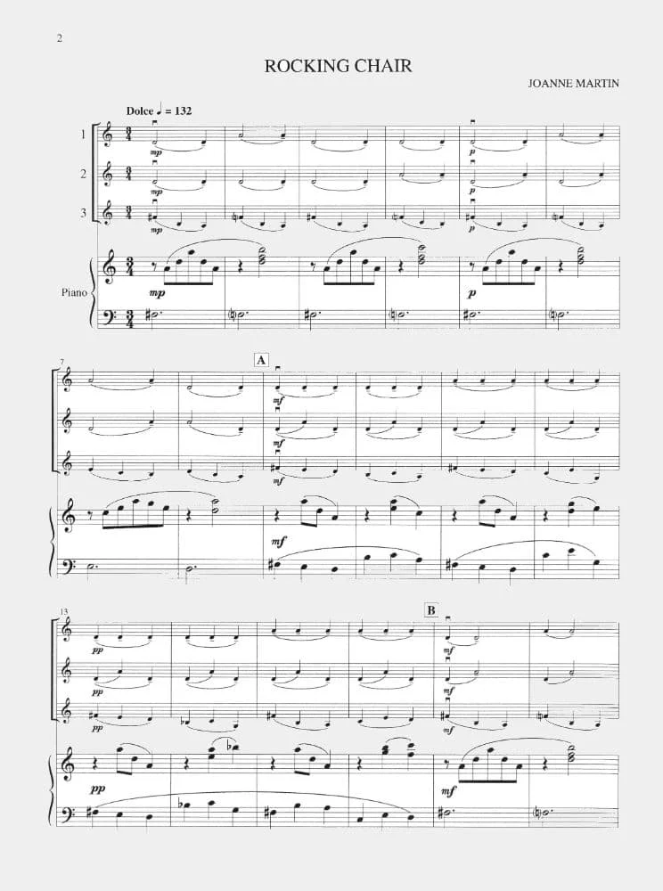 Martin, Joanne - Trio Tapestry - Piano Accompaniment - Alfred Music Publishing - Image 3