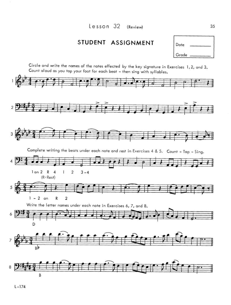 Master Theory Book 2: Intermediate Theory By Charles Peters and Paul Yoder Published by Neil A Kjos Music Company - Image 3