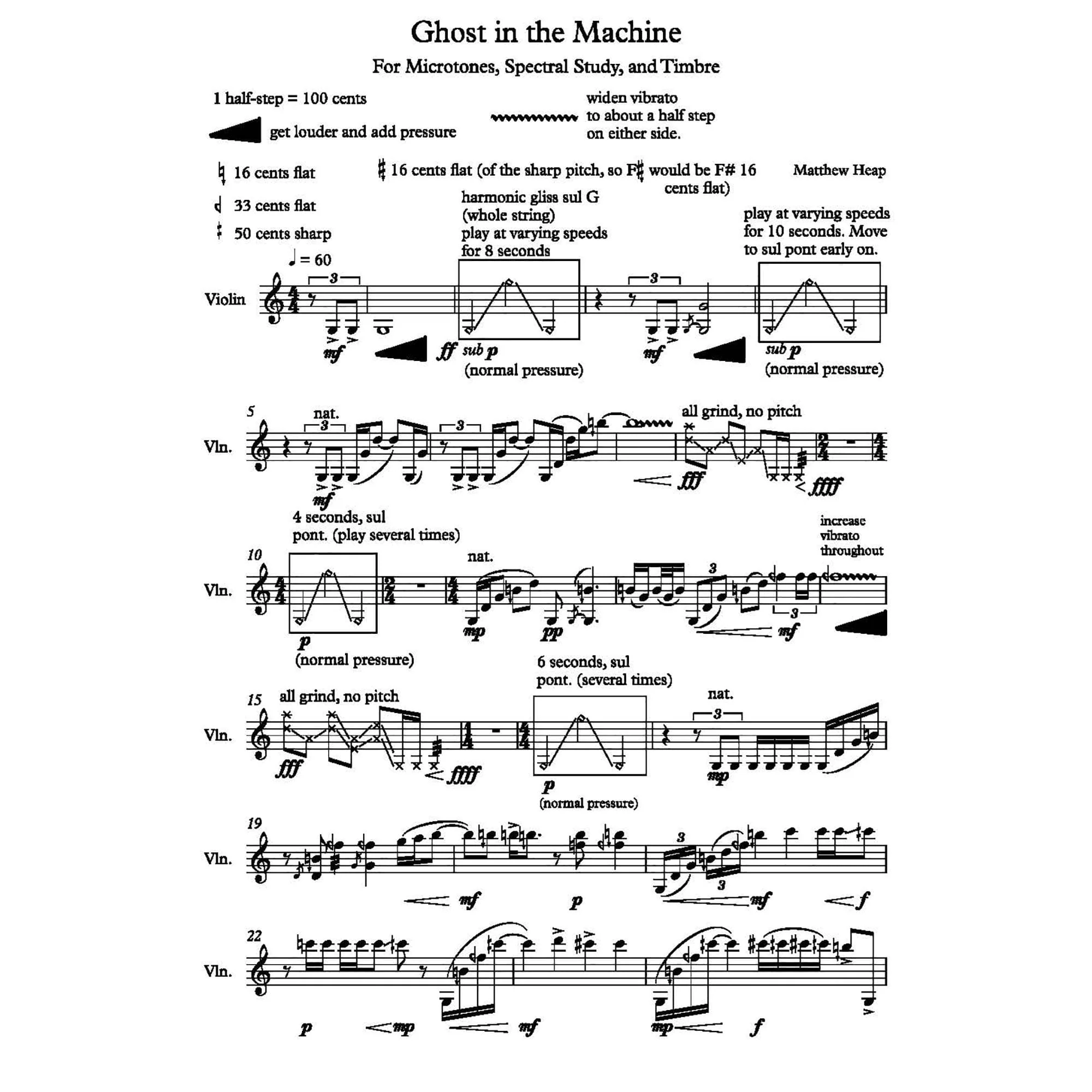 Matthew Heap - Twelve Violin Etudes - DIGITAL DOWNLOAD - Image 4