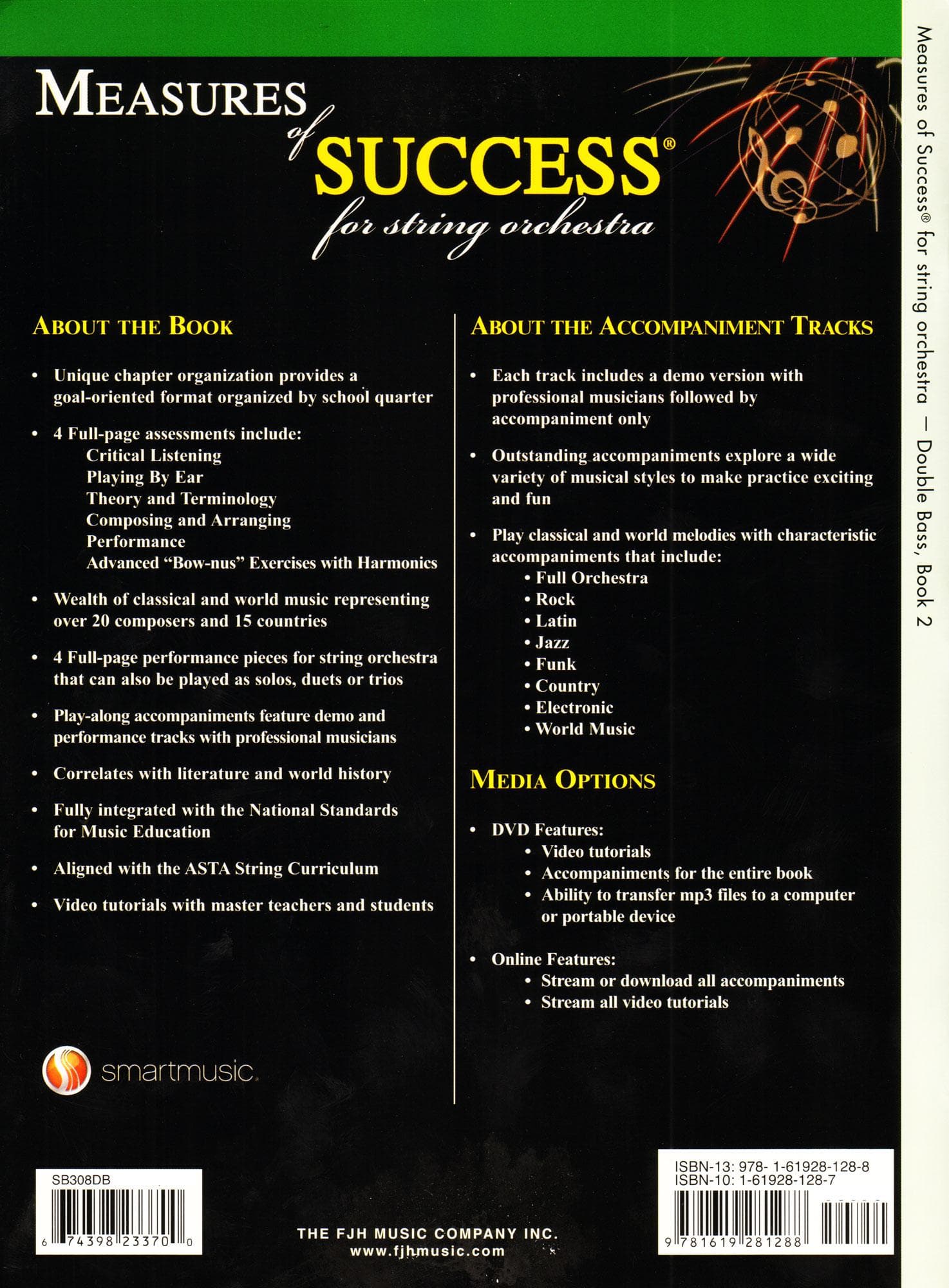 Measures of Success for String Orchestra - by Barnes, Balmages, Gruselle, Trowbridge - for Bass - Book 2 with DVD - FJH - Image 4