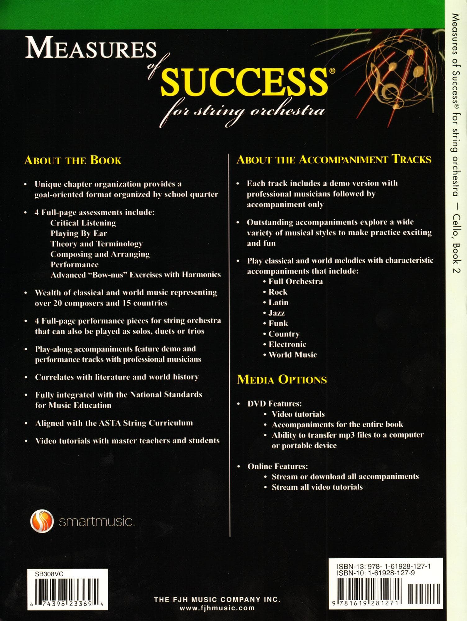 Measures of Success for String Orchestra - by Barnes, Balmages, Gruselle, Trowbridge - for Cello - Book 2 with DVD - FJH - Image 4