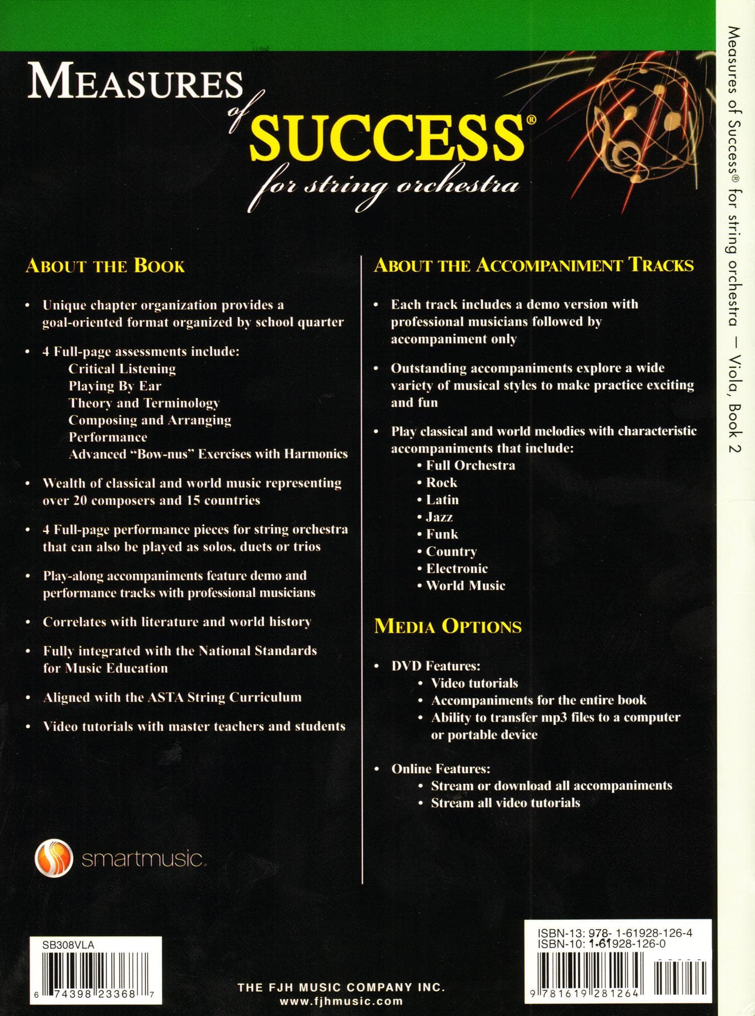 Measures of Success for String Orchestra - by Barnes, Balmages, Gruselle, Trowbridge - for Viola - Book 2 with DVD - FJH - Image 4
