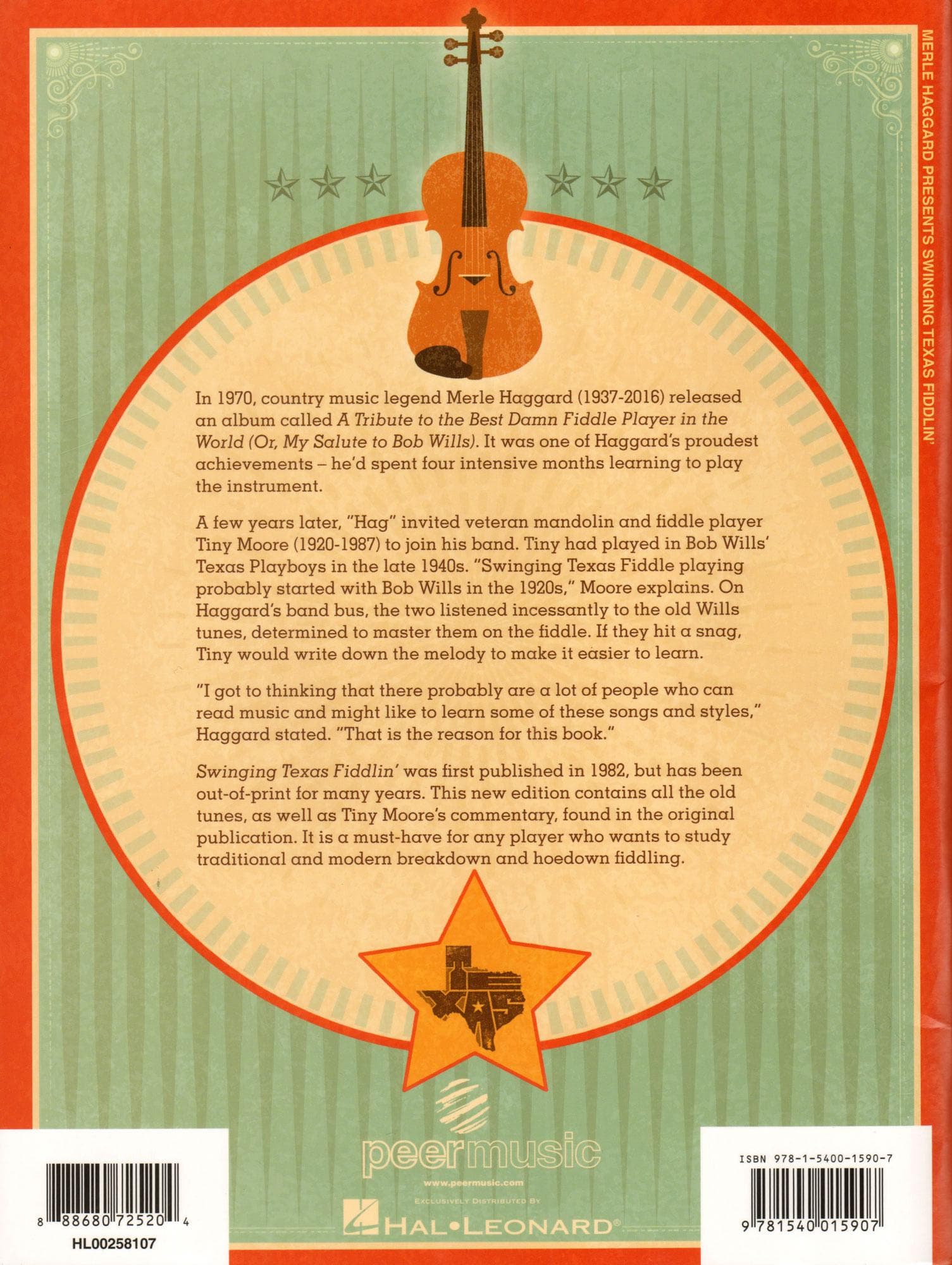 Merle Haggard Presents Swinging Texas Fiddlin' - for Solo Violin - Hal Leonard - Image 4