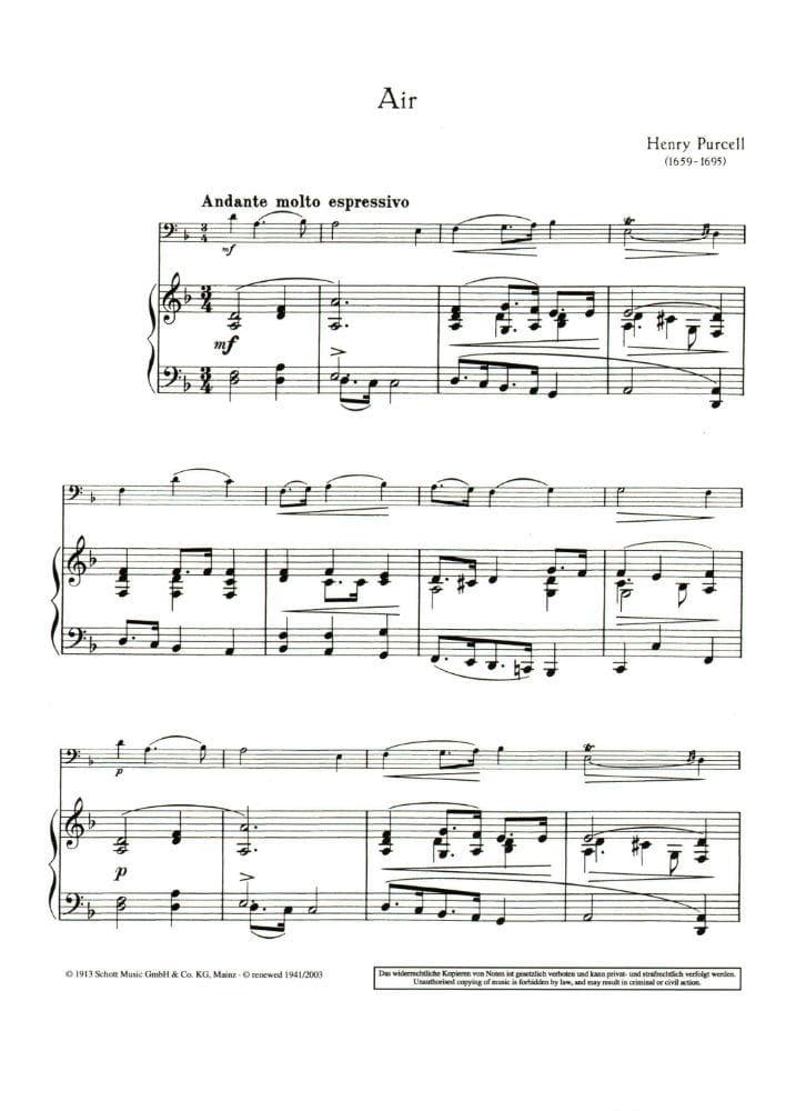 Old Masters for Young Players - Cello and Piano - arranged by Percy Such - Schott Edition - Image 2