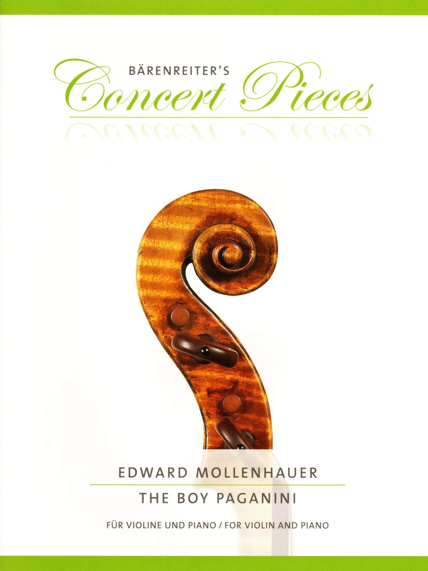 Mollenhauer - The Boy Paganini - for Violin and Piano - edited by Kurt Sassmannshaus - Barenreiter's Concert Pieces