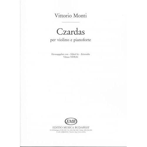 Monti, Vittorio - Czardas - Violin and Piano - edited by Vilmos Tatrai - Editio Musica Budapest - Image 2