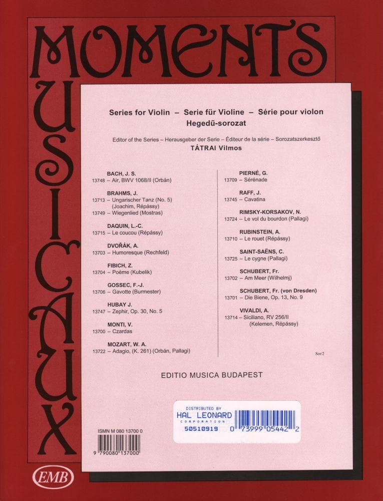 Monti, Vittorio - Czardas - Violin and Piano - edited by Vilmos Tatrai - Editio Musica Budapest - Image 4