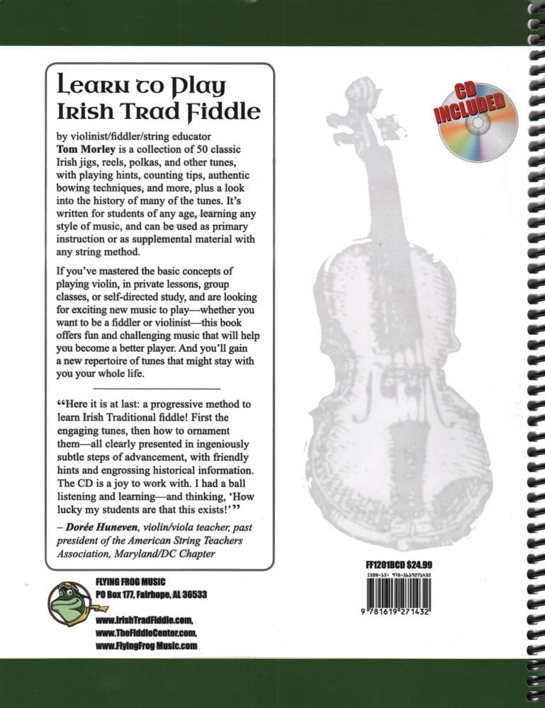 Morley, Tom - Learn To Play Irish Trad Fiddle - Book/CD - Flying Frog Music - Image 5