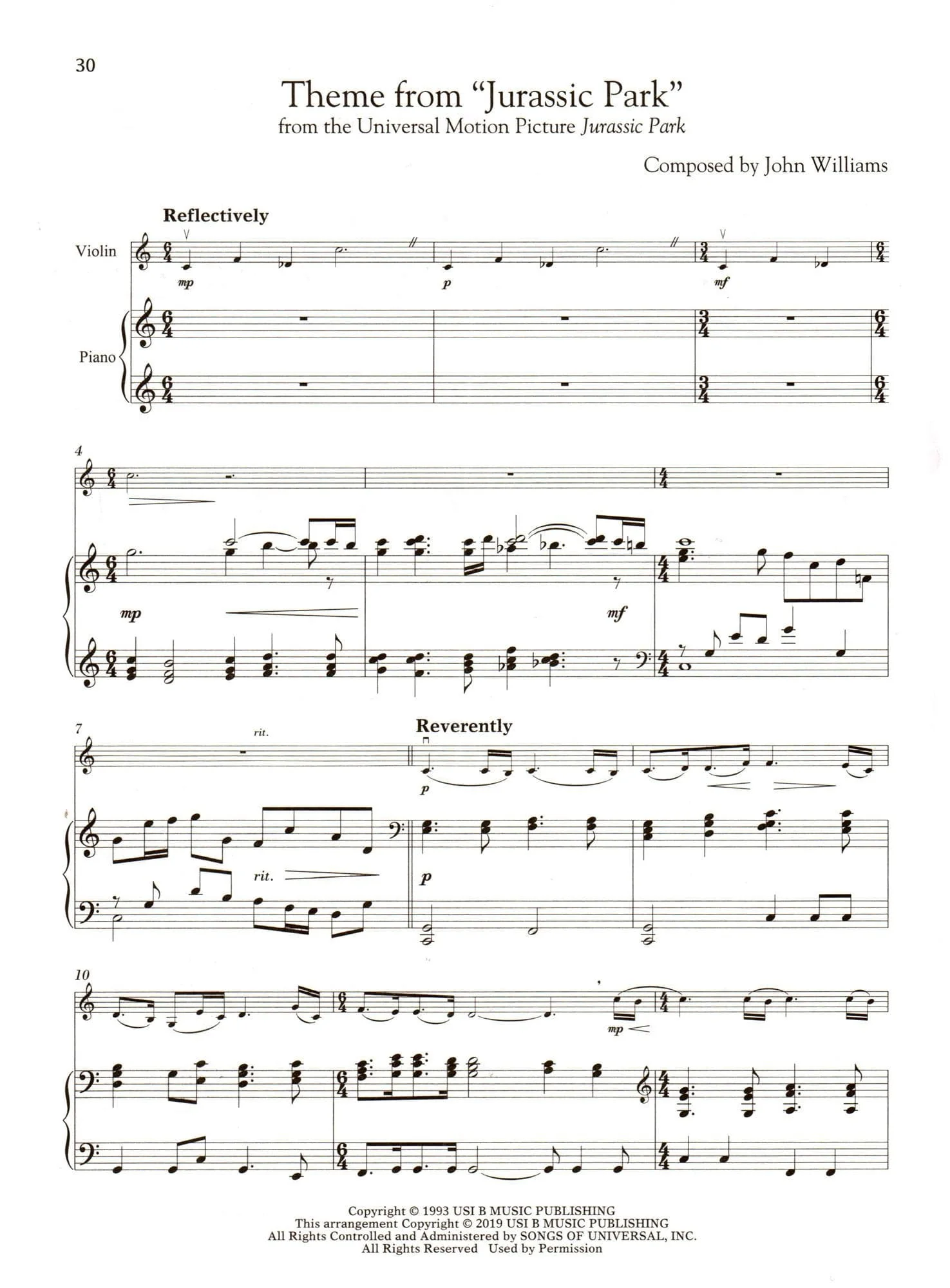 Movie Themes for Classical Players - Violin and Piano - with Online Audio Accompaniment/Sheet Music - Hal Leonard - Image 3