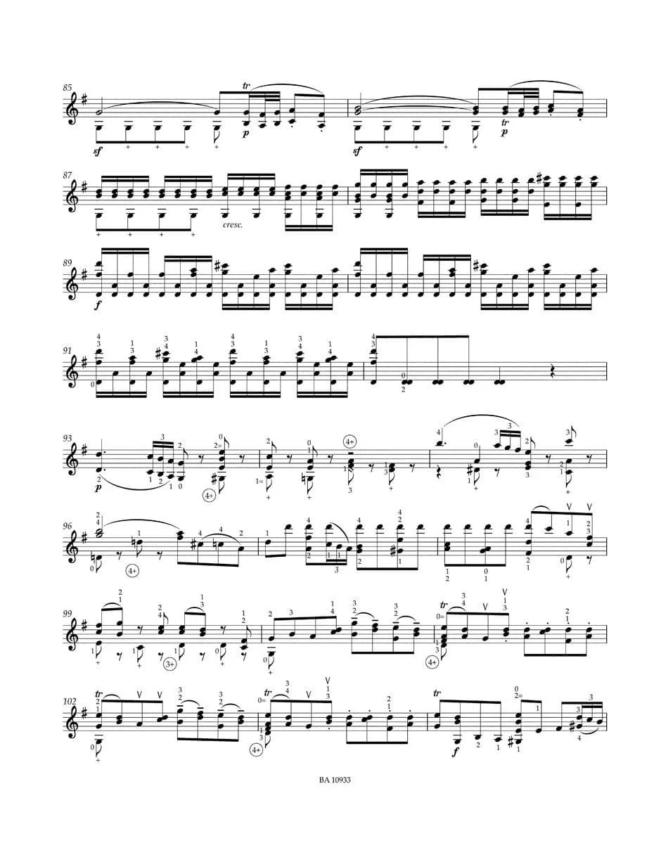 Mozart, WA – Eine Kleine Nachmusik, Allegro from Serenade No. 13 K252 – Violin Solo - Arranged by Roman Kim - Bärenreiter - Image 3