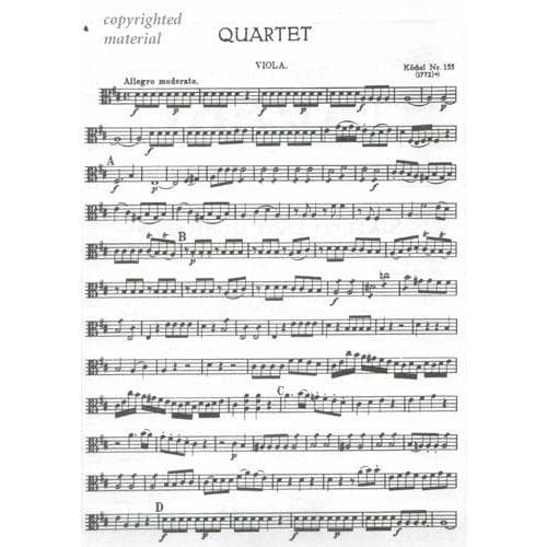 Mozart, WA - Quartets, Volume 2: Sixteen Easy Quartets - Two Violins, Viola, and Cello - Kalmus Edition - Image 4