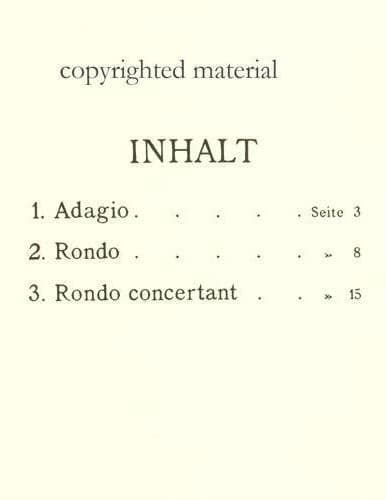 Mozart, WA - Adagio, K 261, and Two Rondos, K 269 and 373 - Violin and Piano - edited by Klengel - Edition Peters - Image 2