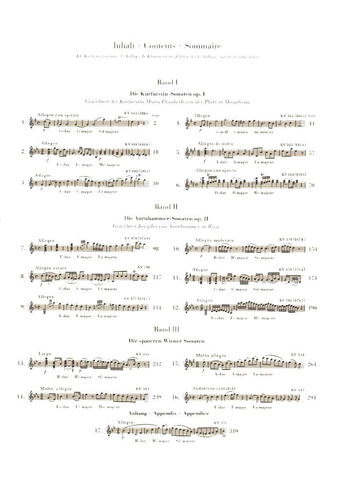 Mozart, WA - Sonatas for Piano and Violin, Volume 1 - edited by Wolf-Dieter Seiffert - G Henle Verlag URTEXT - Image 2