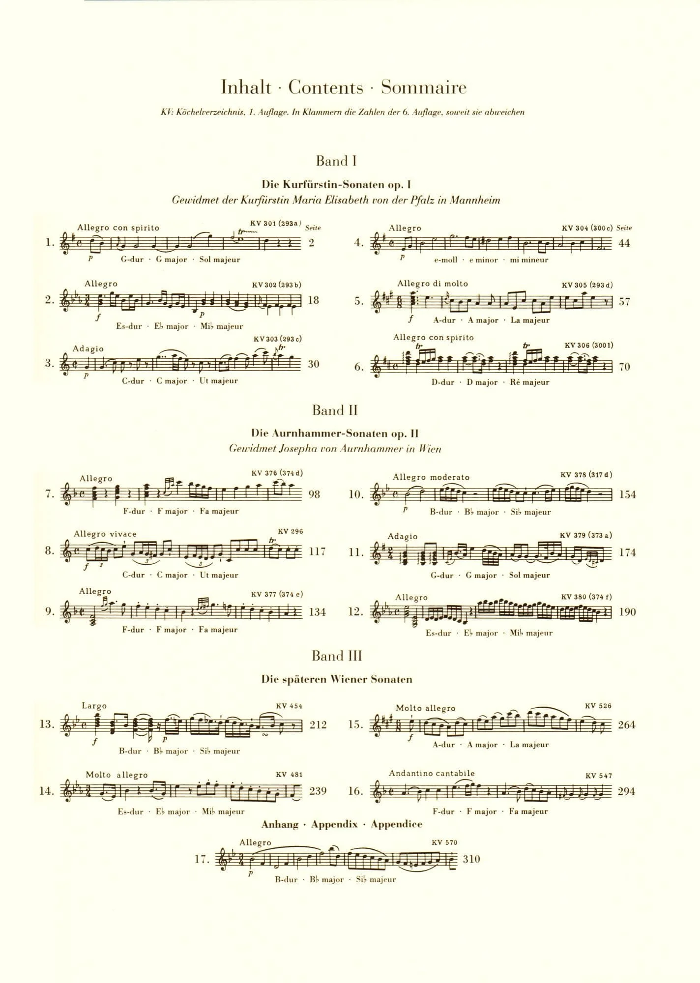Mozart, WA - Sixteen Sonatas, Volume 3 - Violin and Piano - edited by Wolf-Dieter Seiffert - G Henle Verlag URTEXT - Image 2