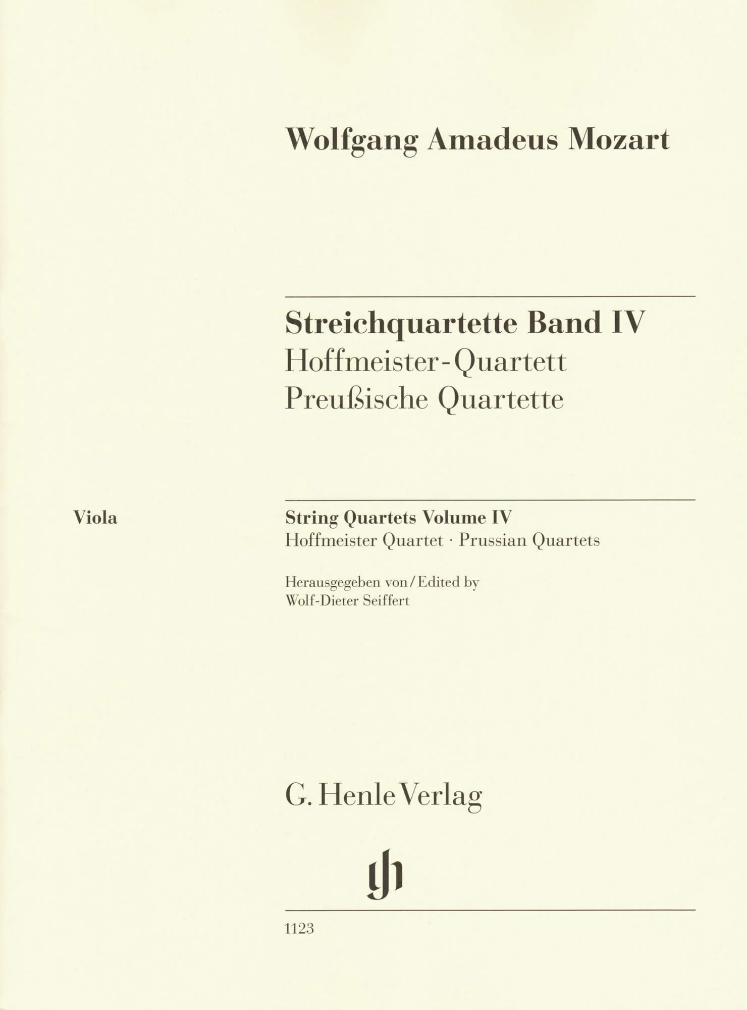 Mozart, W.A. - String Quartets, Volume IV: The Hoffmeister and Prussian Quartets - for String Quartet - G. Henle Verlag URTEXT - Image 10