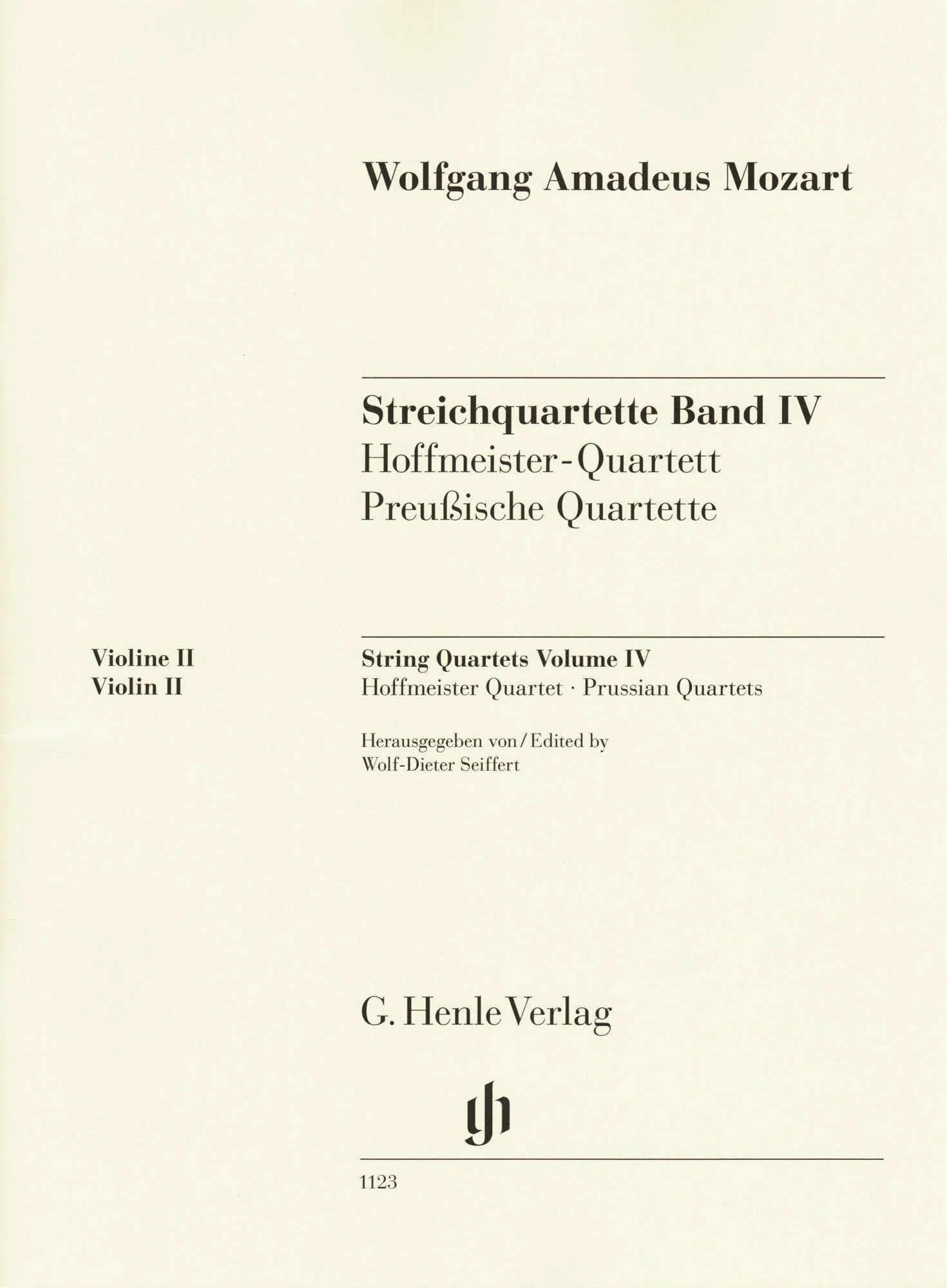 Mozart, W.A. - String Quartets, Volume IV: The Hoffmeister and Prussian Quartets - for String Quartet - G. Henle Verlag URTEXT - Image 9