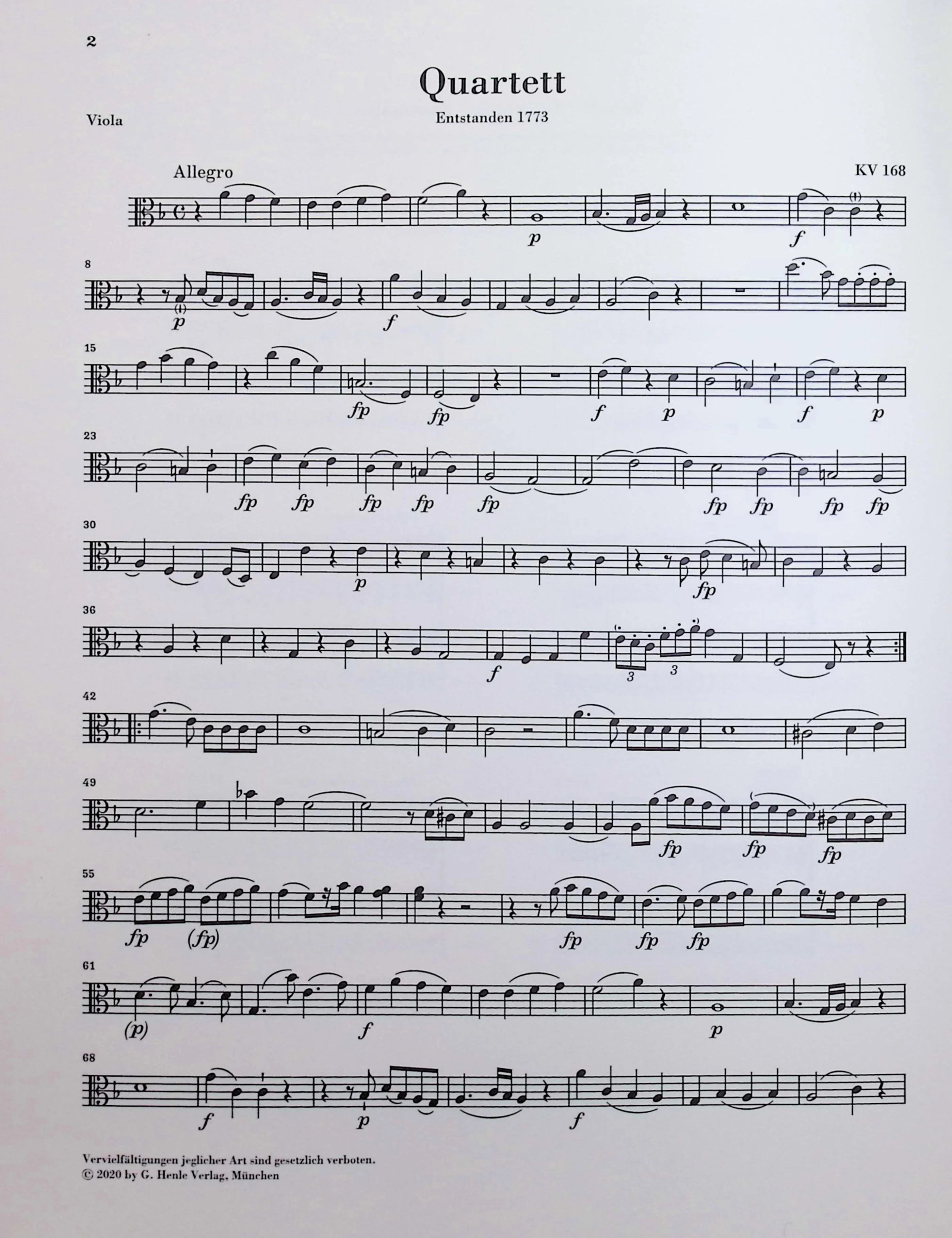 Mozart, Wolfgang - String Quartet Volume II - Edited by Seiffert - G. Henle Verlag - Image 5