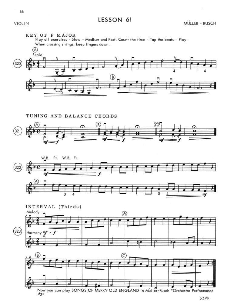 Müller/Rusch - String Method, Book 3 - Violin - Kjos Music Co - Image 2